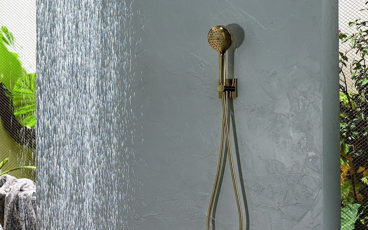 Aquatica RD-110 Handshower with Holder and Hose in Gold picture № 0